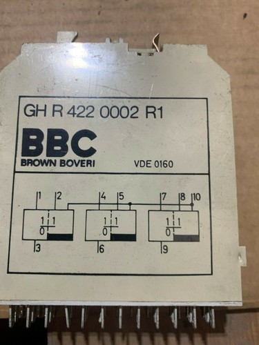 Bbc brown boveri r422 - bbc,