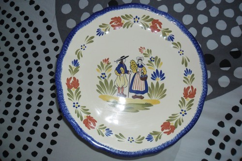 Coupe fruits faience art - coupe, d'art
