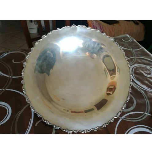 Plateau plat argent - plateau,