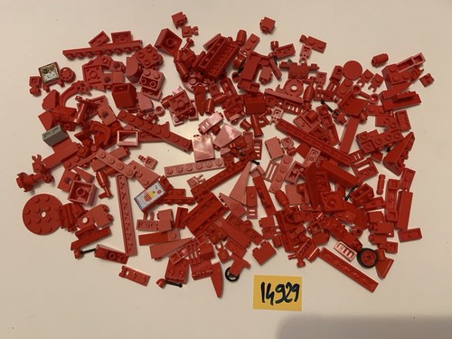 Lot pièce lego rouges - lot,