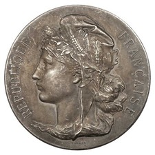 France médaille 1912-1916 Conseil Municipal de Clichy - signée Vernon - argent