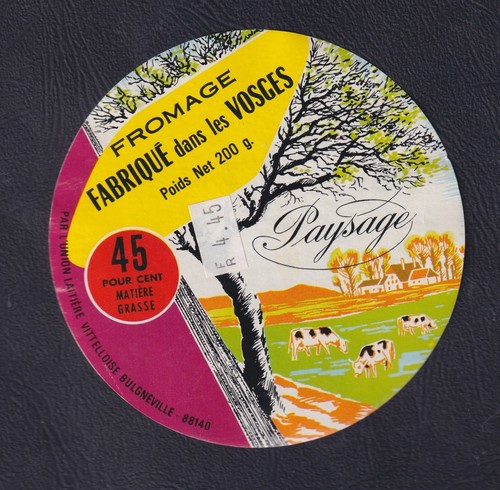 Ancienne étiquette fromage - ,
