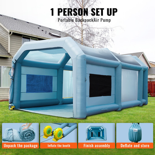 Cabine peinture gonflable - de,