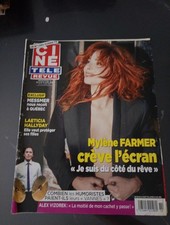 Mylène farmer presse cine Télé Revue 05/04/2018 Belgique Johnny Hallyday 