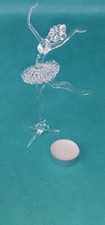 Danseuse en cristal création au chalumeau Hauteur : 18,5 cm