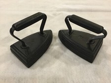 Antique pair of #7 flatirons