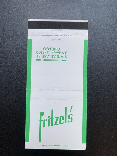 Vintage illinois matchbook - vintage,