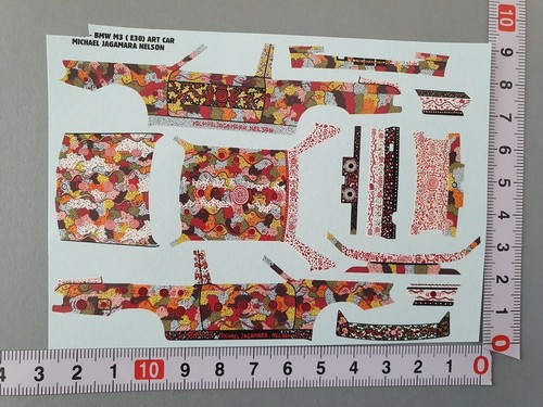 Decals bmw e30 gra - 1/43,