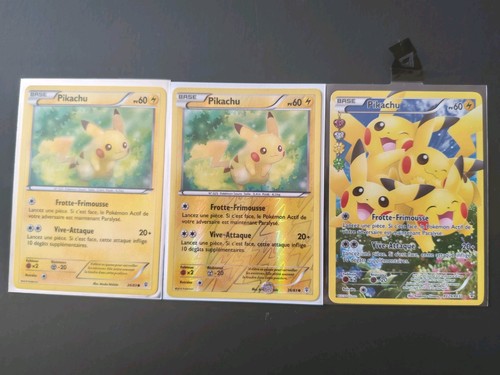 Lot pikachu générations fr - 3,