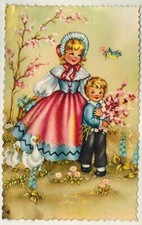 Carte Postale glacée-Jeunes