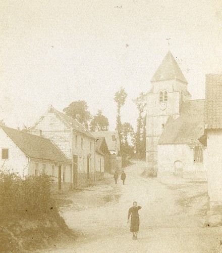 France village near boulogne - france,