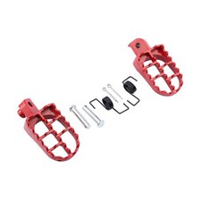 Pieds rouge dirt bike pour 50CC à 125CC pour PW50 PW80 TW200 XR50R CRF50 CRF70