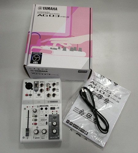 Yamaha ag03mk2 audio interface - yamaha,