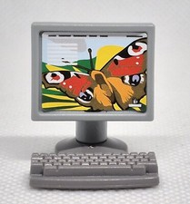 ORDINATEUR AVEC CLAVIER GRIS SCIENCES ECOLE 4324 PLAYMOBIL...