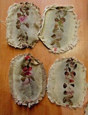 4 anciennes tapisseries de