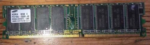 Mémoire ram samsung 256 - ram,