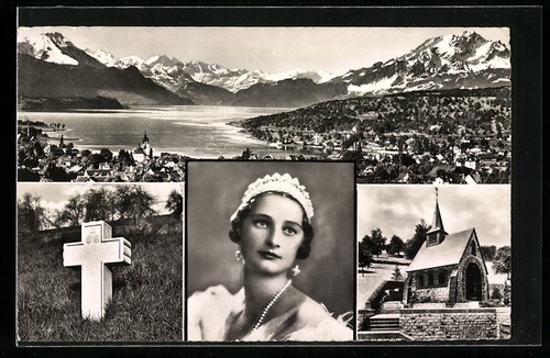 Carte postale roi astrid - astrid, de