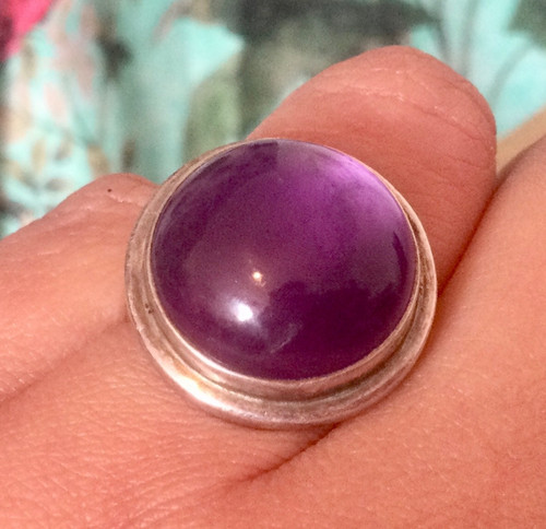 Grosse bague ancienne argent - bague,