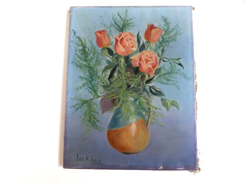 Jack lihé huile sur toile - jack,