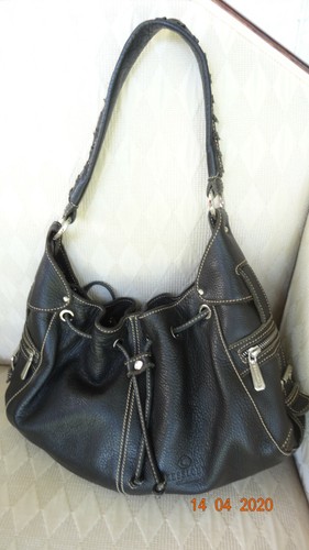Magnifique sac cuir graine - cuir,