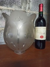 Grand globe ancien en verre