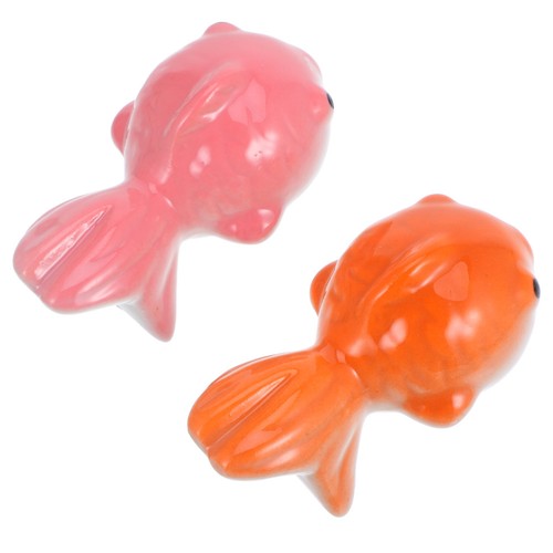Poissons rouges artificiels - rouges,