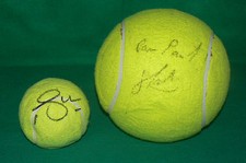 Lot 2 balles de tennis avec