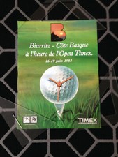 Affiche   BIARRITZ - COTE BASQUE à l'Heure de l'OPEN TIMEX