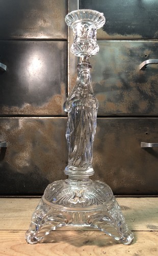 Bougeoir vierge verre - bougeoir,