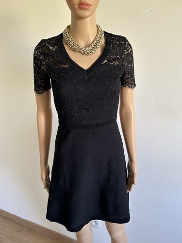 Robe noire neuve - avec, dentelle