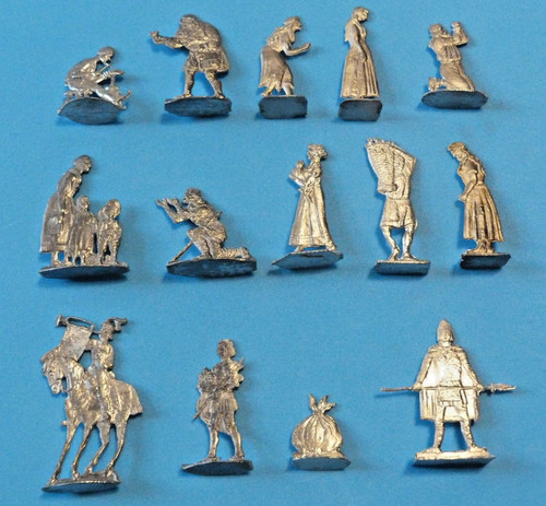 Plats étain zinnfiguren - d'étain,