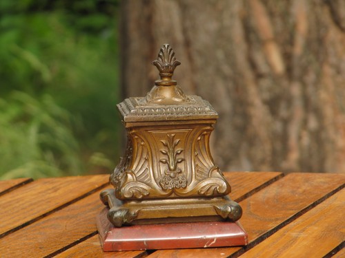 Ancien encrier regule - encrier, en