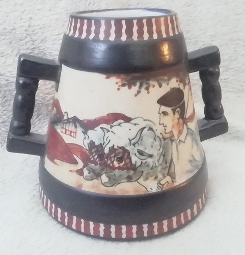 Ancien vase ciboure signé - vase,