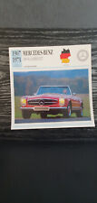 MERCEDES BENZ  280 SL CABRIOLET CARTE EDITION ATLAS AUTO VOITURE