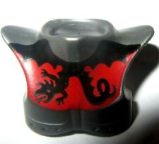 playmobil encolure  tour de cou col dragon barbare    noir  rouge iso12   NEUF 