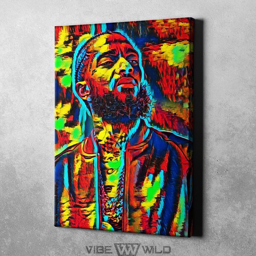 Nipsey hussle canvas art - hussle,