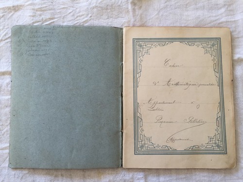 Cahier écolier 1893 - cahier, d'écolier