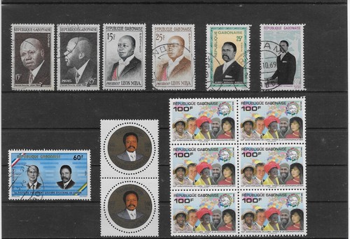 Lot timbres gabon - timbres,