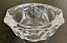 Superbe vide-poche cendrier presse-papier  Cristal Vannes taillé  vintage TBE