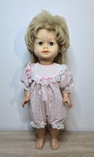 Jolie poupée plastique Schildkröt Doll 60 cm yeux dormeurs collector vintage