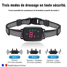 COLLIER ANTI-ABOIEMENT RECHARGEABLE PT244 - INTELLIGENT & AUTOMATIQUE