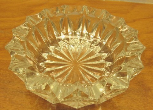 Vintage crystal trinket - crystal,