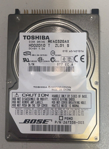 Genuine bose hard drive fixes - genuine,
