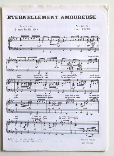 Partition sheet music - , mireille