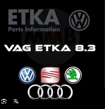 Logiciel Etka 8.3 pour AUDI, SEAT, SKODA ET VOLKSWAGEN Version Réelle! Pas VM!!