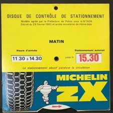 Michelin ZX Disque de stationnement, Vintage, déco garage, atelier, d'actualité