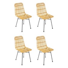 Lot de 4 Chaises Design "Kubu"