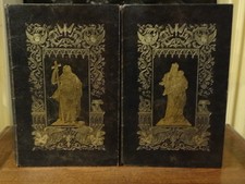 Les Saints évangiles Curmer 1836 2 tomes Illustrés Johannot Plein Maroquin Signé