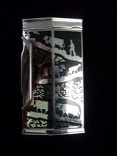 RARE BRIQUET CARAN D'ACHE LAQUE LA POYA