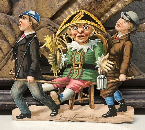 Guy fawkes day victorian die - guy,